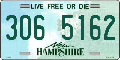 NH license plate 3065162