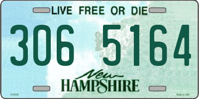 NH license plate 3065164