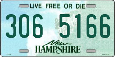 NH license plate 3065166
