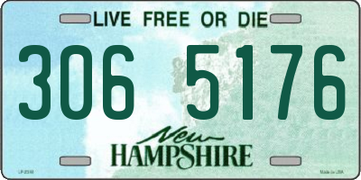 NH license plate 3065176