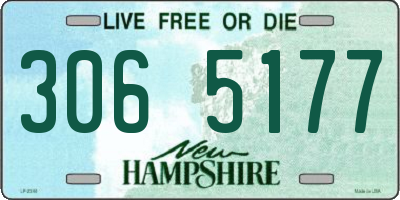 NH license plate 3065177