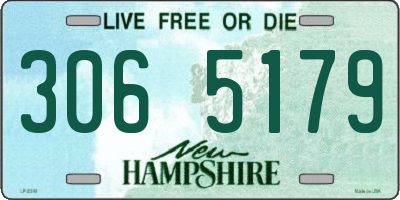 NH license plate 3065179