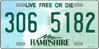 NH license plate 3065182