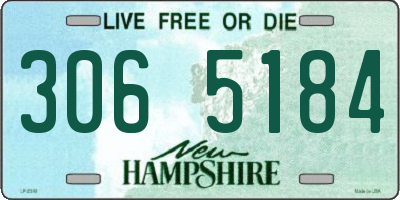 NH license plate 3065184