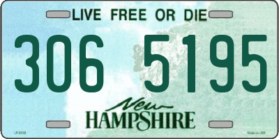 NH license plate 3065195