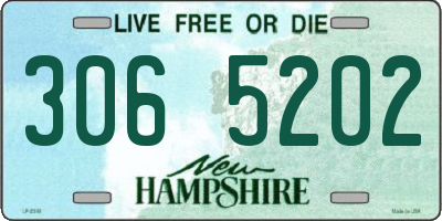 NH license plate 3065202
