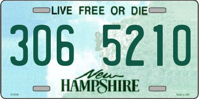 NH license plate 3065210