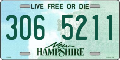 NH license plate 3065211