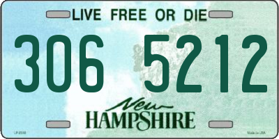 NH license plate 3065212