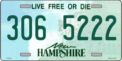 NH license plate 3065222