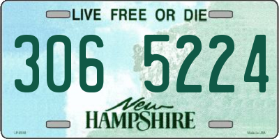 NH license plate 3065224