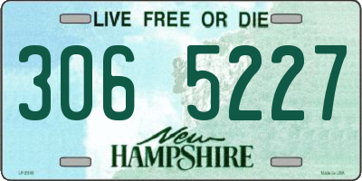 NH license plate 3065227