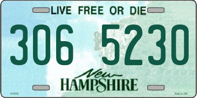 NH license plate 3065230