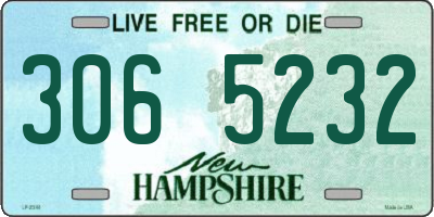 NH license plate 3065232