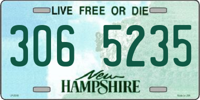 NH license plate 3065235