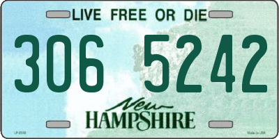 NH license plate 3065242
