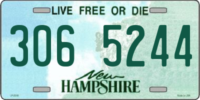 NH license plate 3065244
