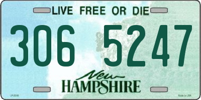 NH license plate 3065247
