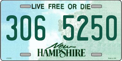 NH license plate 3065250