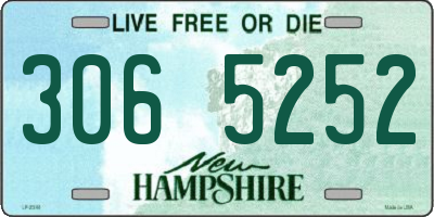 NH license plate 3065252