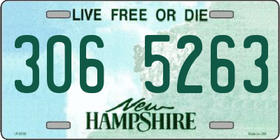 NH license plate 3065263