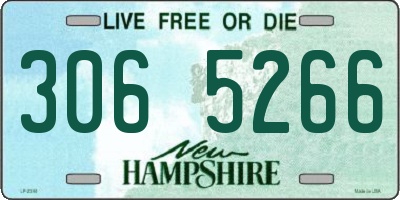 NH license plate 3065266
