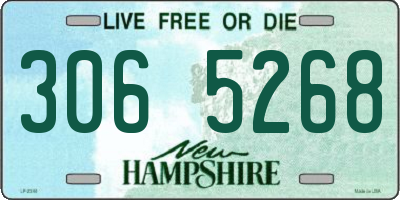 NH license plate 3065268