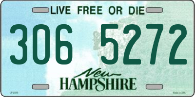 NH license plate 3065272