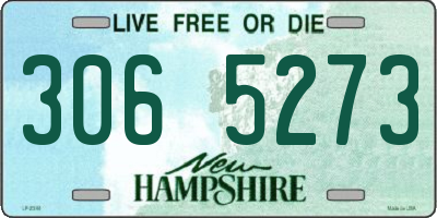 NH license plate 3065273