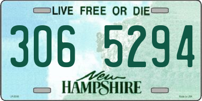 NH license plate 3065294