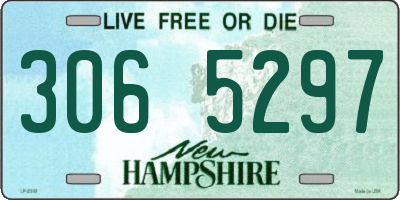 NH license plate 3065297