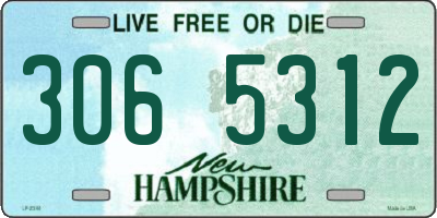 NH license plate 3065312
