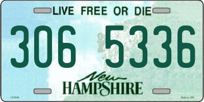 NH license plate 3065336
