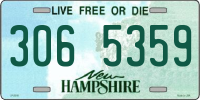 NH license plate 3065359