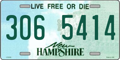 NH license plate 3065414