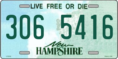 NH license plate 3065416