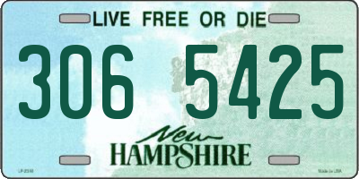 NH license plate 3065425
