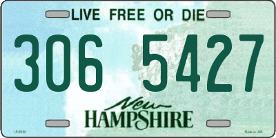 NH license plate 3065427
