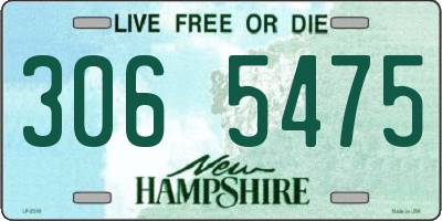 NH license plate 3065475