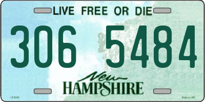NH license plate 3065484