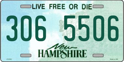 NH license plate 3065506