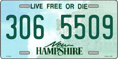 NH license plate 3065509