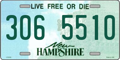 NH license plate 3065510
