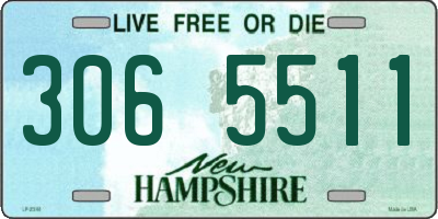 NH license plate 3065511