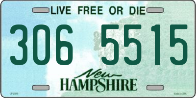 NH license plate 3065515