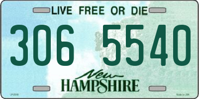 NH license plate 3065540