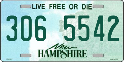 NH license plate 3065542