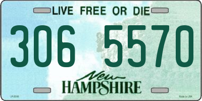 NH license plate 3065570