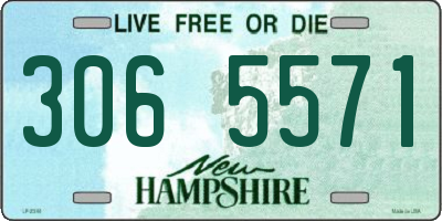NH license plate 3065571