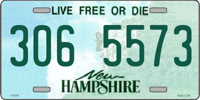 NH license plate 3065573